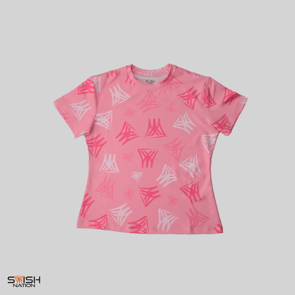 Swish-Hoop Training T-Shirt - Light Pink