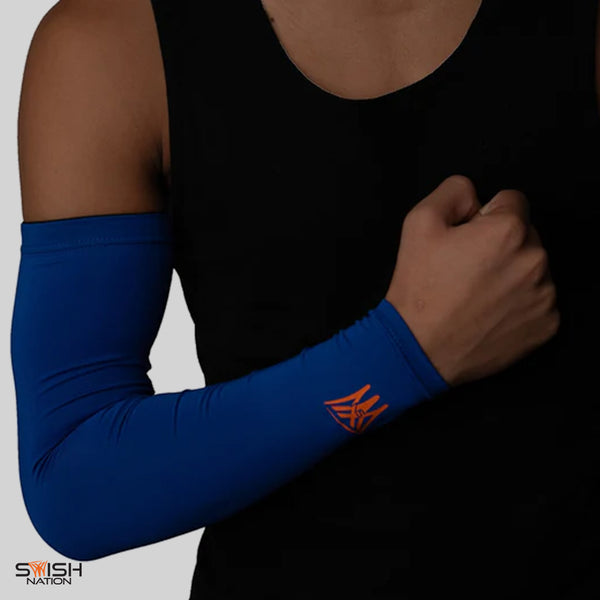 BlazeGuard Compression Arm Sleeve - Blue