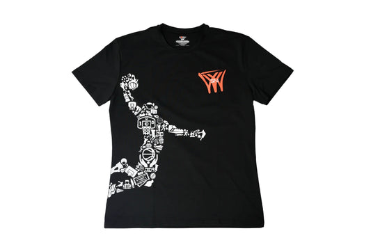 Hoops Hero Player Training Tee - Black