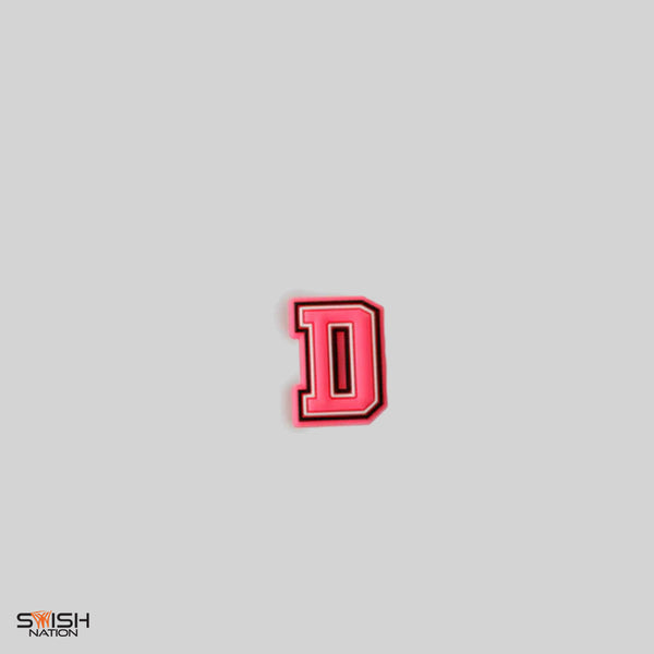 D - "Dunk Master" Hot Pink Jibbitz Charm