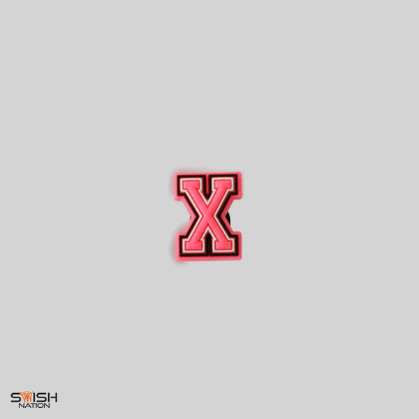 X - "X-Factor" Hot Pink Jibbitz Charm