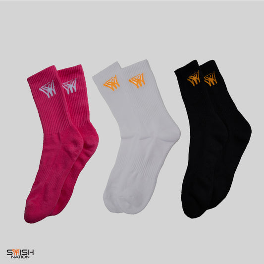 Hoop Hype Sportswear 3-Pack Socks