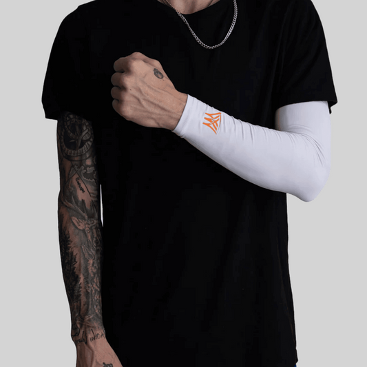 BlazeGuard Compression Arm Sleeve - White